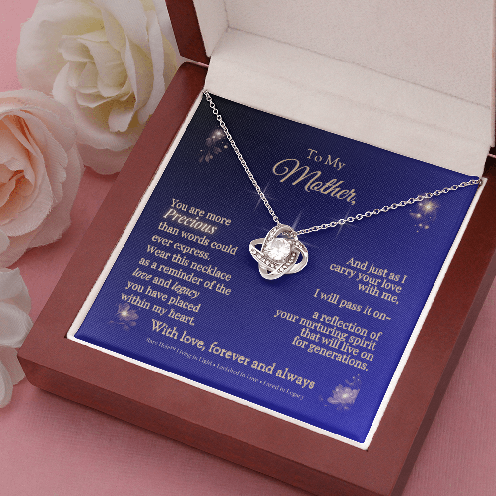 Rare Heir™ Mother's Legacy Love Knot Necklace