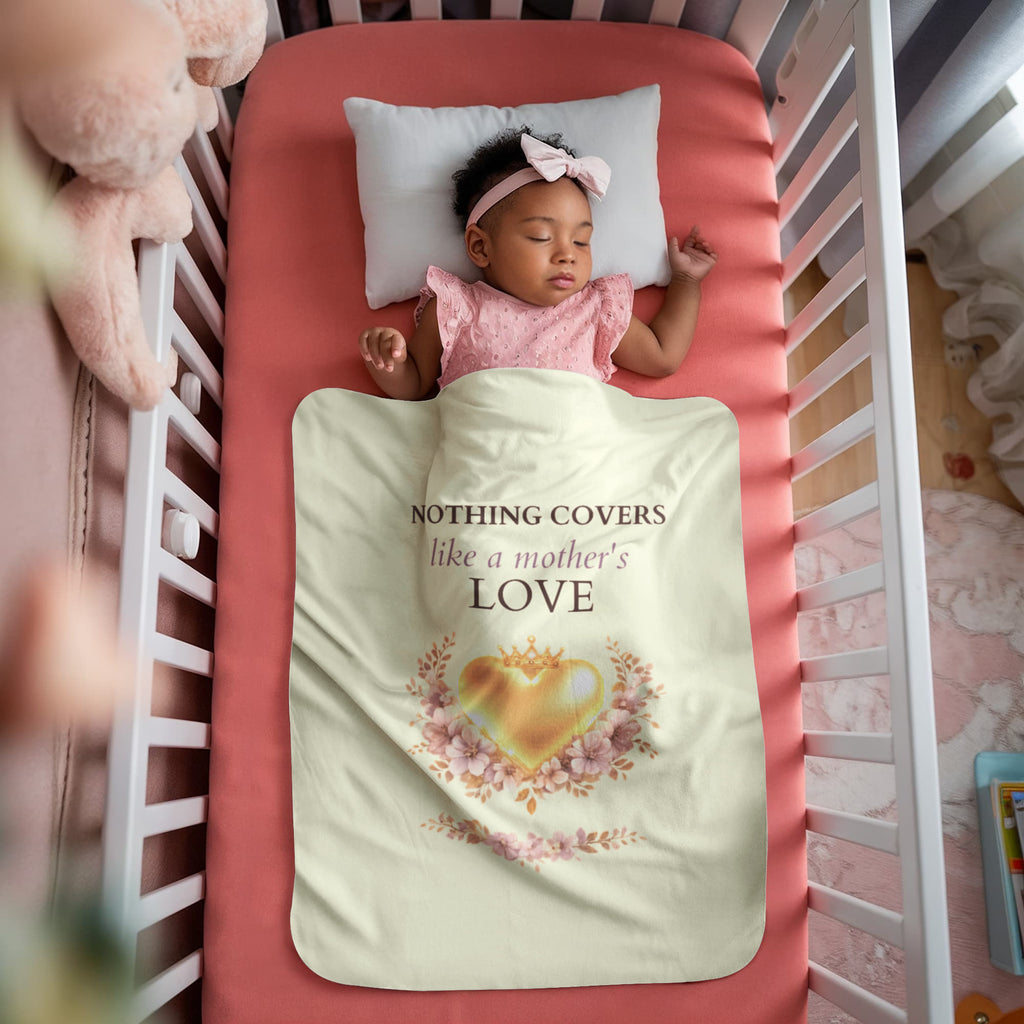Nothing Covers Like a Mother's Love Blanket – Luxury Heirloom Gift for Mom
