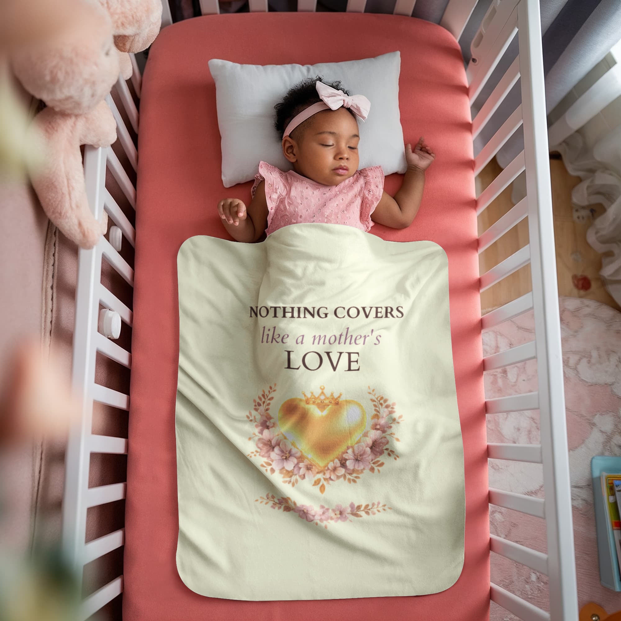 Nothing Covers Like a Mother's Love Blanket – Luxury Heirloom Gift for Mom